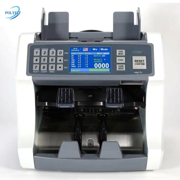 banknote sorter 2CIS with printer serial number reading