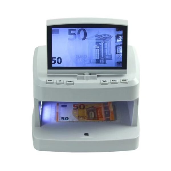 Multi Functional Money Detector With Large Screen and Magnifying Lens for All Currencies in the World