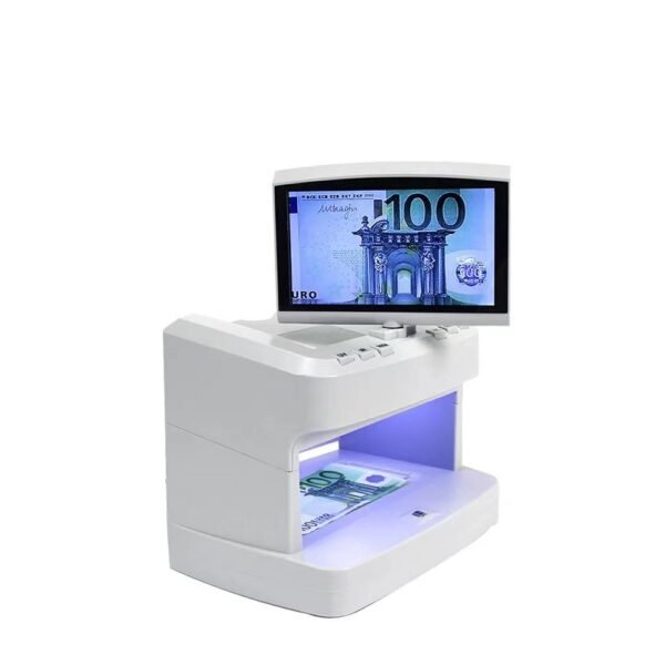 Multi Functional Money Detector With Large Screen and Magnifying Lens for All Currencies in the World