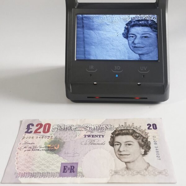 UV IR 3D money detector