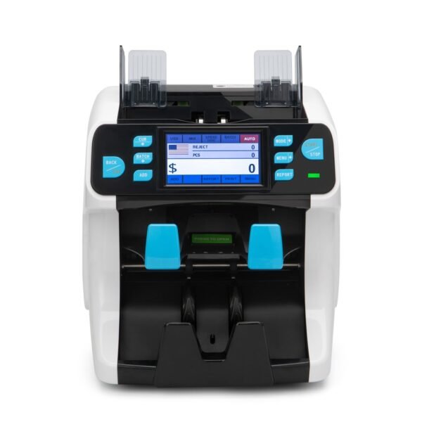 2 CIS 2 pocket banknote sorting machine factory with built-in printer