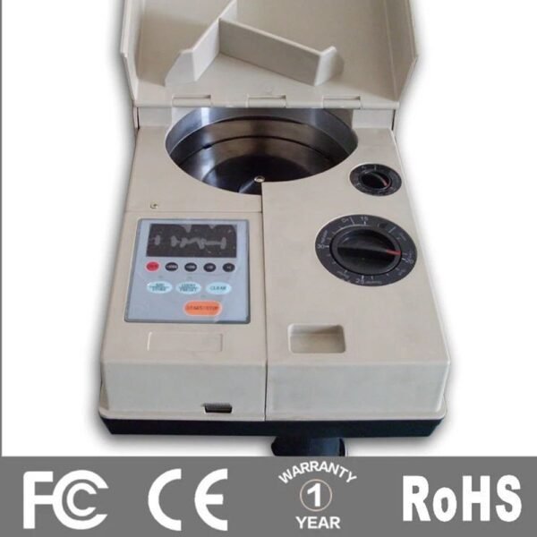 heavy-duty euro coin counting machine large hopper capacity high speed coin counting machine factory