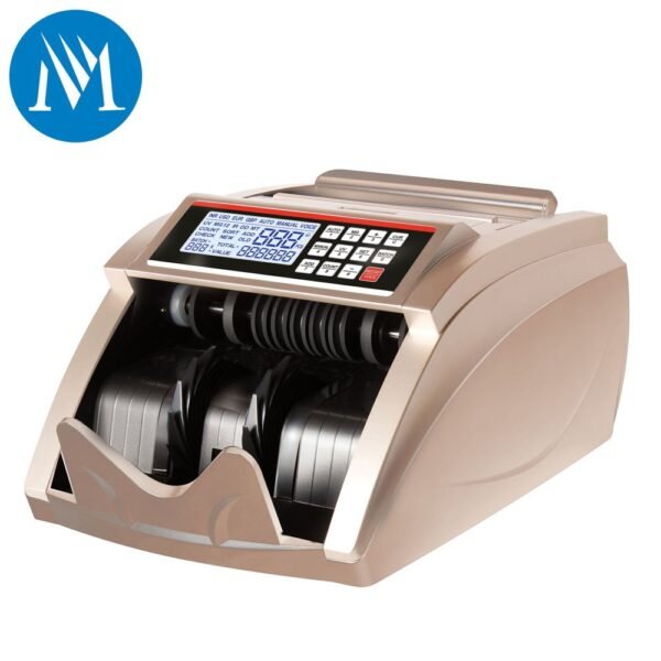 Money Counter Detector With LCD Screen Back Loading Banknote Counter Detector