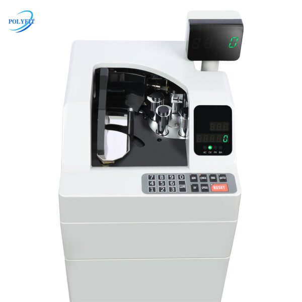 UV+rotatable customer display vacuum note counting machine