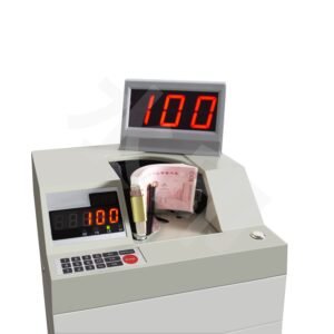 vacuum note counter with a CCTV customer display